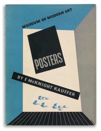 EDWARD MCKNIGHT KAUFFER (1890-1954). [MUSEUM OF MODERN ART]. Group of 9 exhibition catalogues. 1933-1942. Sizes vary.